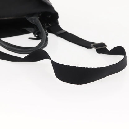 Prada Convertible Double Tote Tessuto, BLACK, NYLON, Handbag