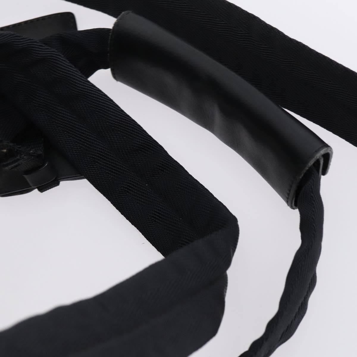 Prada Porta Computer Briefcase Tessuto and Saffiano Leather, BLACK, NYLON, Briefcase