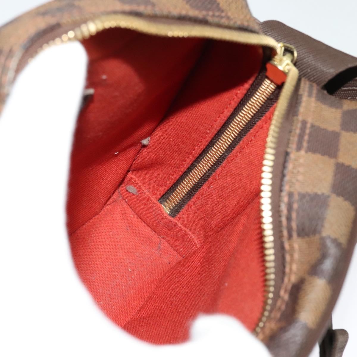 Louis Vuitton Olav Handbag Damier, BROWN, CANVAS, Shoulder bag
