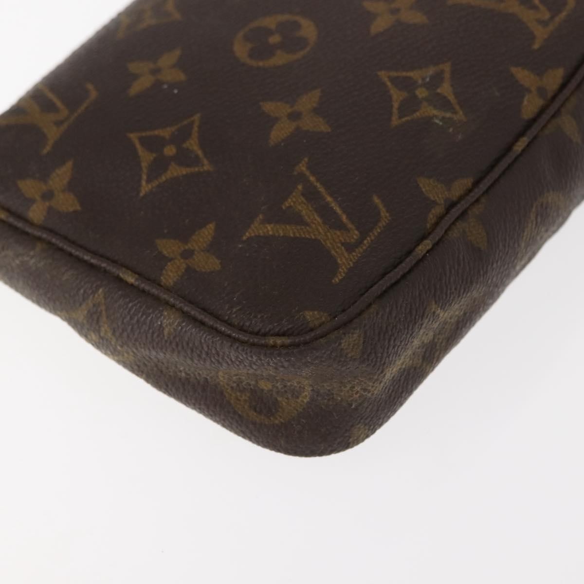 Louis Vuitton Pochette Accessoires NM Monogram Canvas, BROWN, CANVAS, Clutche & pouche
