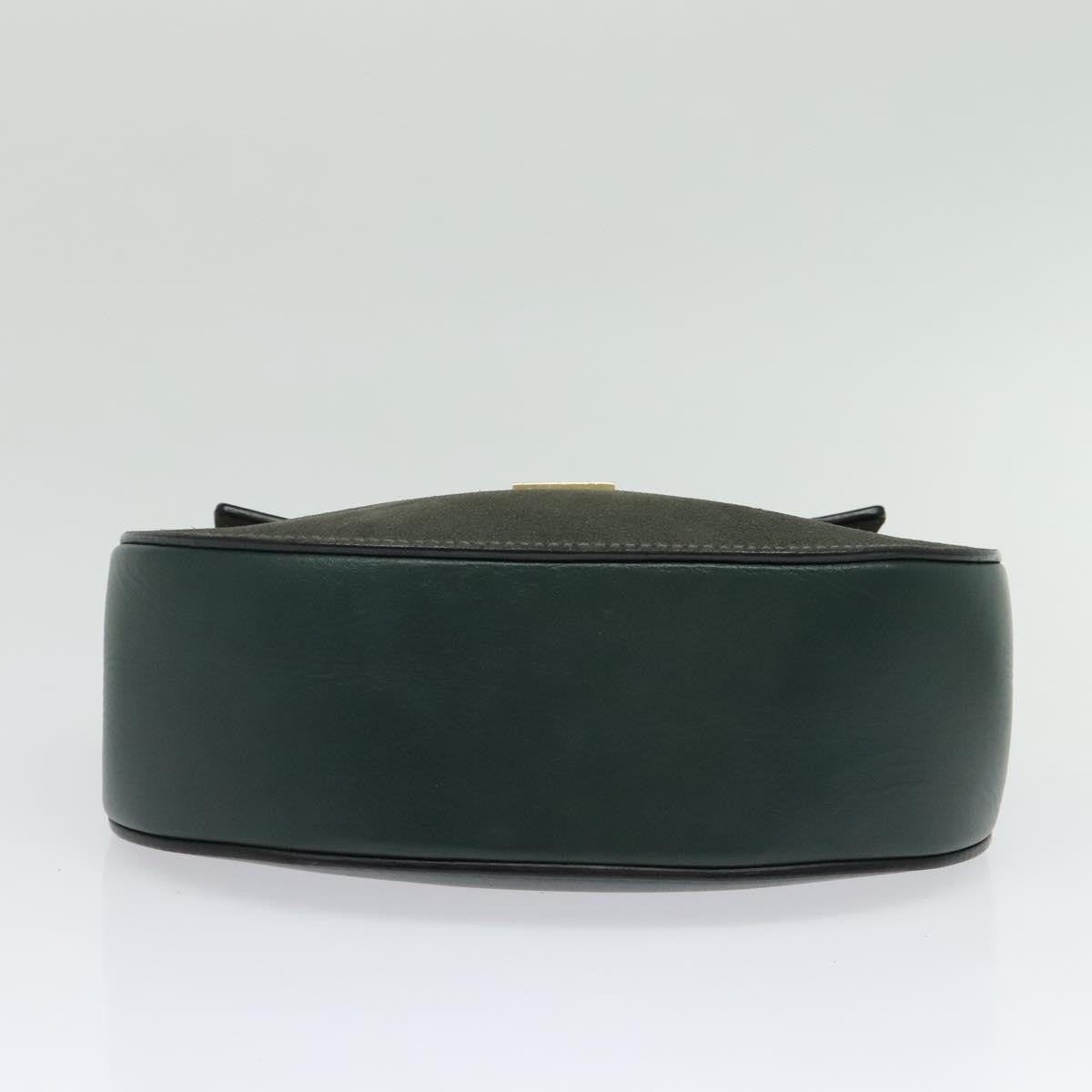 Chloe Drew Shoulder Bag Leather, KHAKI, LEATHER, Shoulder bag