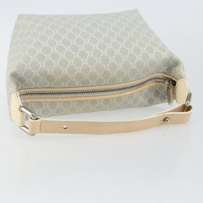 Celine Macadam Handbag Macadam with leather, SILVER, CANVAS, Handbag