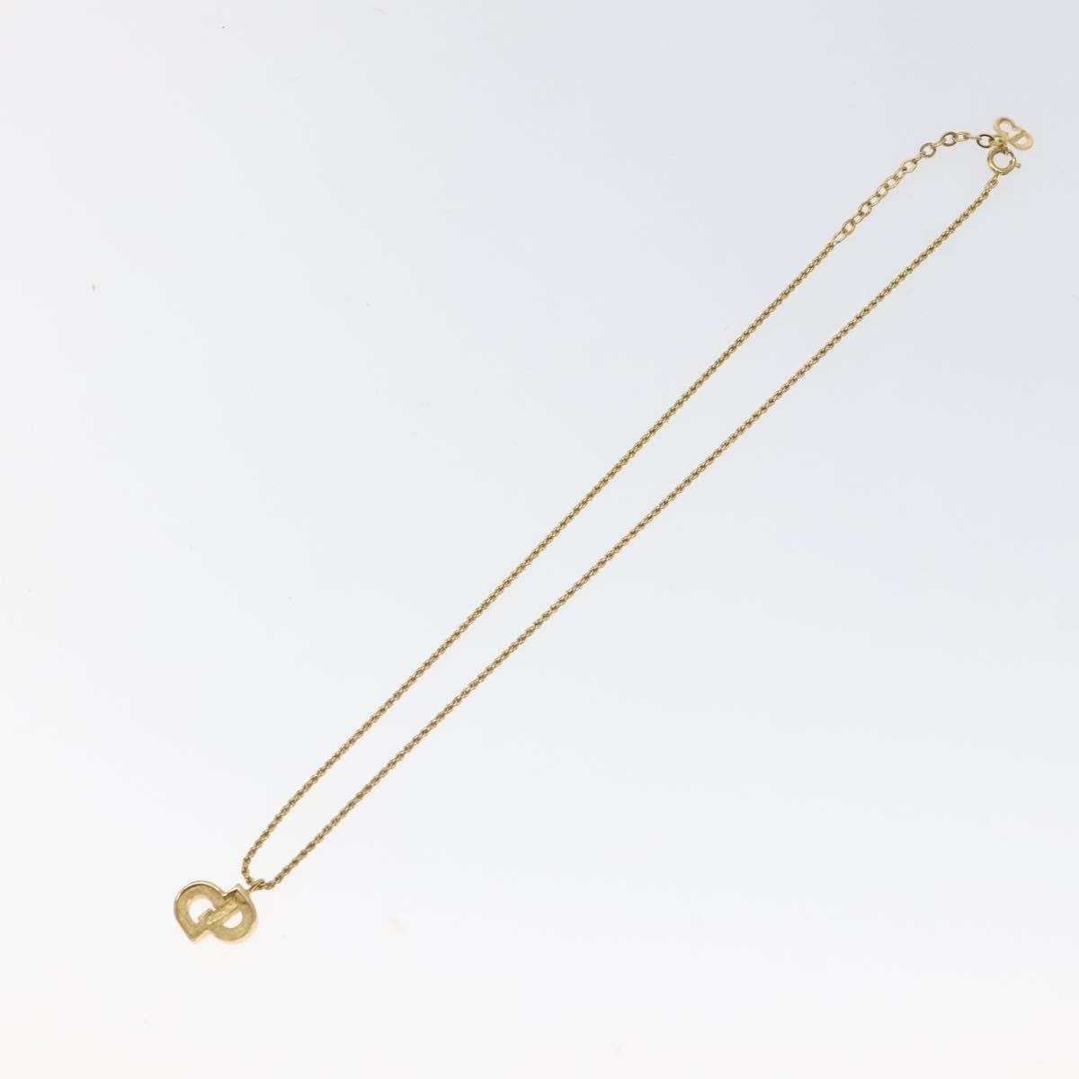 Christian Dior CD Pendant Necklace Gold-plated, GOLD, GOLD_PLATED, Necklace