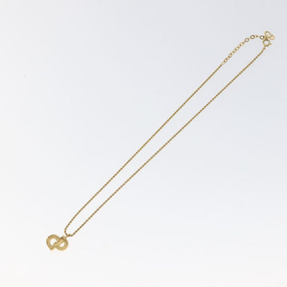 Christian Dior CD Pendant Necklace Gold-plated, GOLD, GOLD_PLATED, Necklace