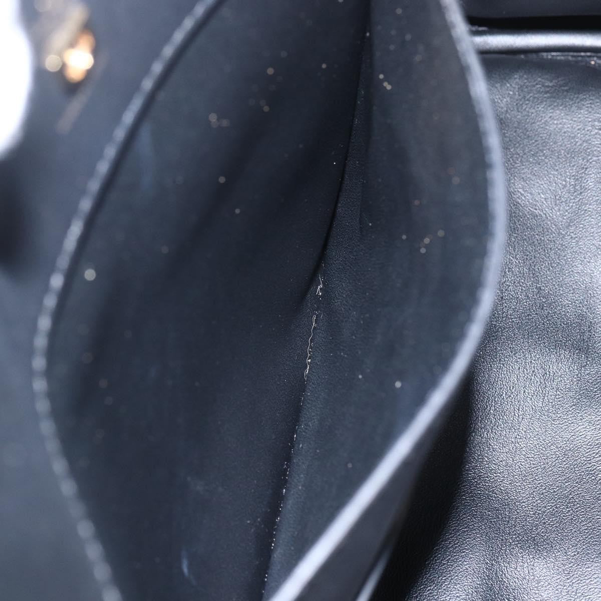 Salvatore Ferragamo Studio Satchel Leather, BLACK, LEATHER, Handbag