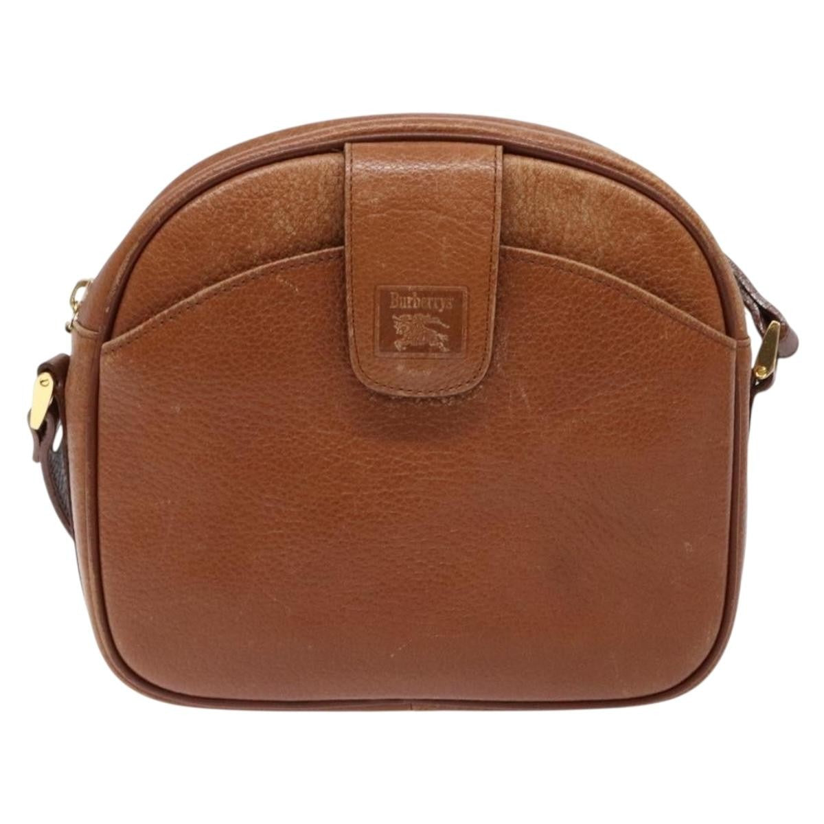 Burberry Shoulder Bag Leather, BROWN, LEATHER, Shoulder bag