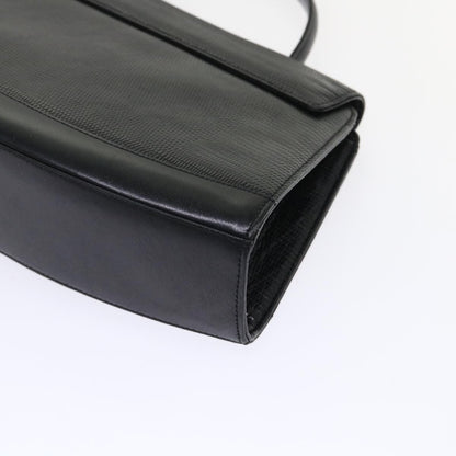 Givenchy Vintage Handbag Leather, BLACK, LEATHER, Handbag