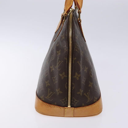 Louis Vuitton Alma Handbag Monogram Canvas, BROWN, CANVAS, Handbag