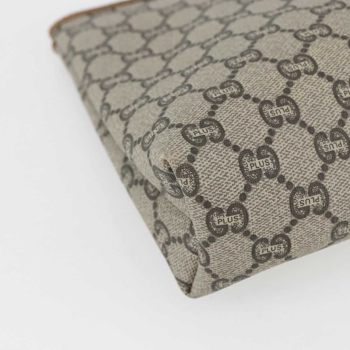 Gucci GG Plus Supreme Pouch Canvas, BEIGE, PVC, Clutche & pouche