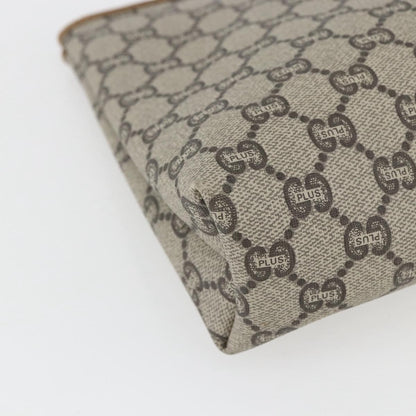 Gucci GG Plus Supreme Pouch Canvas, BEIGE, PVC, Clutche & pouche