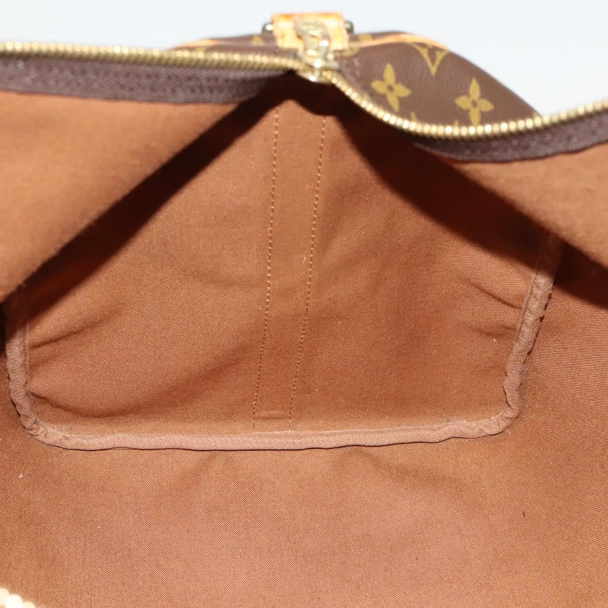 Louis Vuitton Keepall Bandouliere Bag Monogram Canvas, BROWN, CANVAS, Travel bag