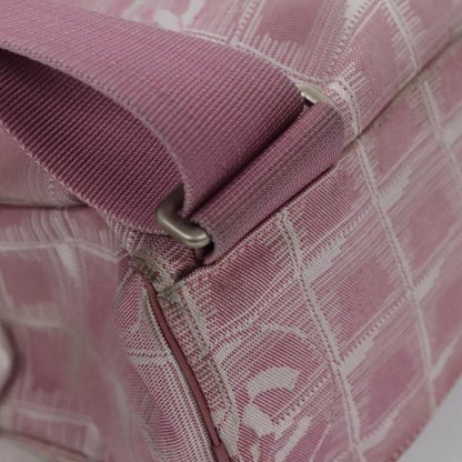 Chanel Travel Line Backpack Canvas, PINK, CANVAS, Backpack