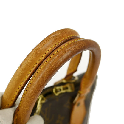 Louis Vuitton Alma Handbag Monogram Canvas, BROWN, CANVAS, Handbag