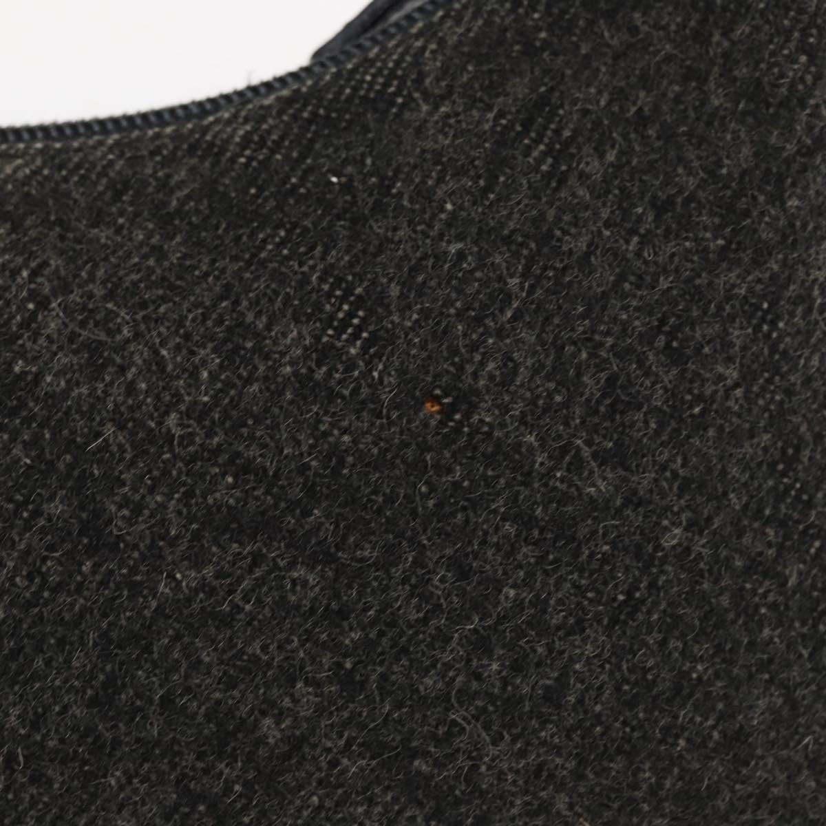 Prada Re-Edition 2000 Hobo Wool, GRAY, WOOL, Handbag