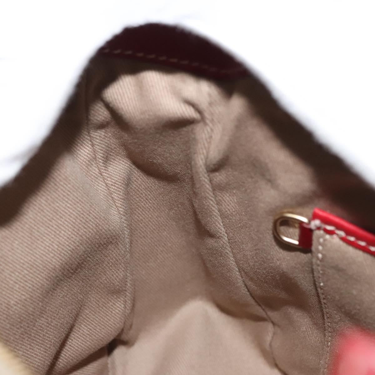 Celine Macadam Shoulder Bag Canvas, BEIGE, CANVAS, Shoulder bag