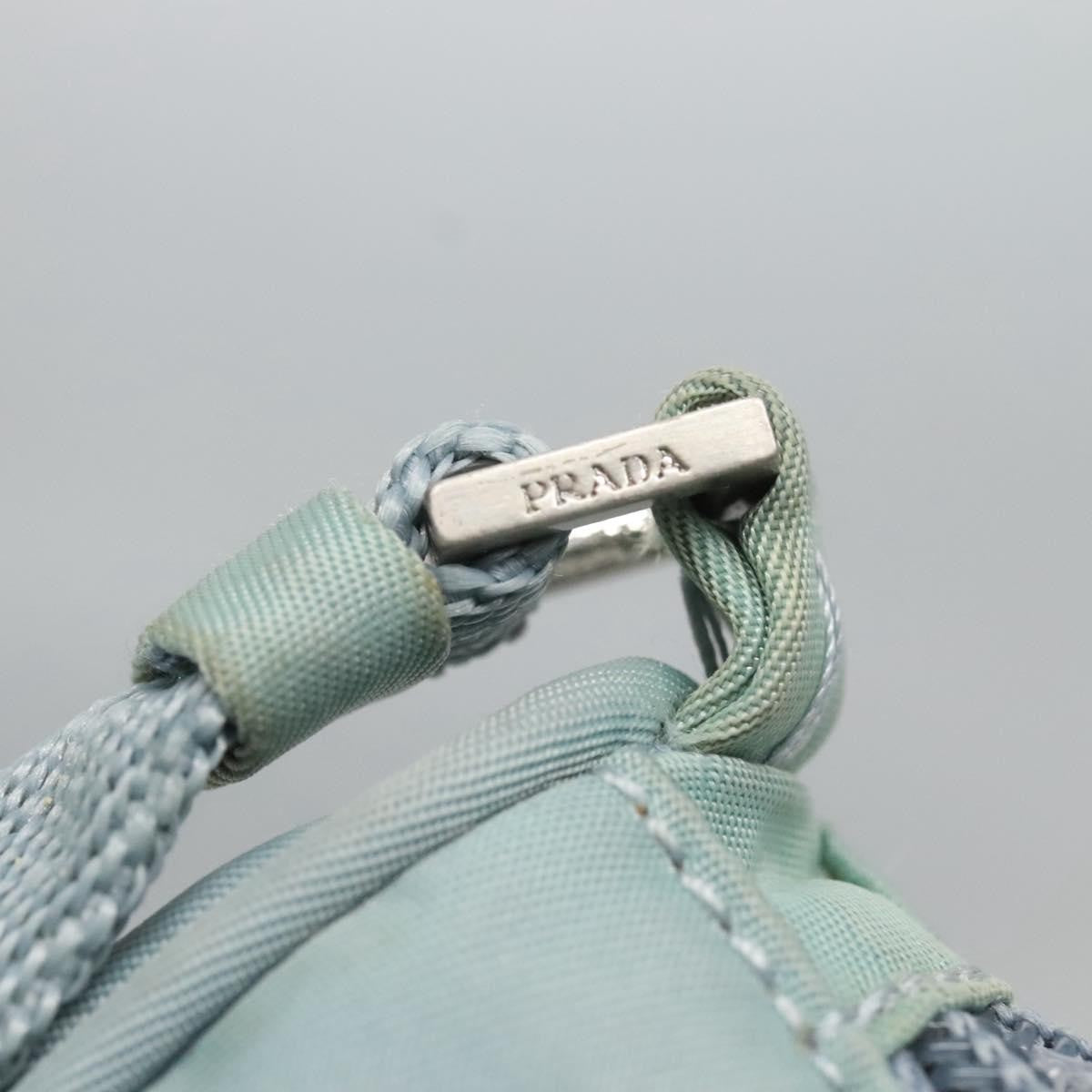 Prada Pochette Shoulder Bag Tessuto, BLUE, NYLON, Clutche & pouche