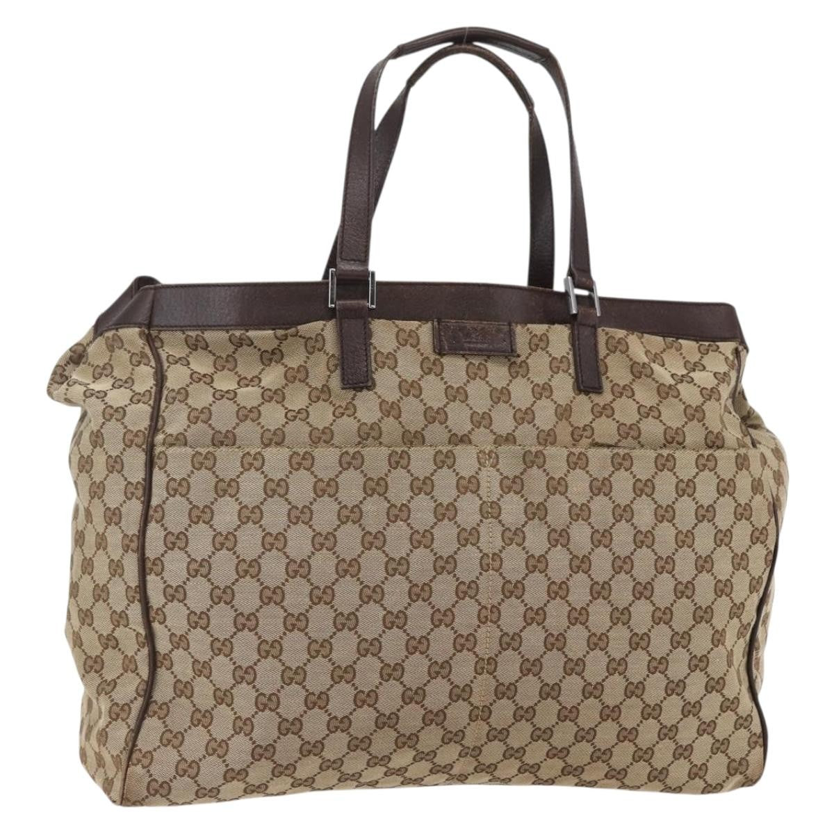 Gucci Vintage tote GG Canvas, BEIGE, CANVAS, Tote bag