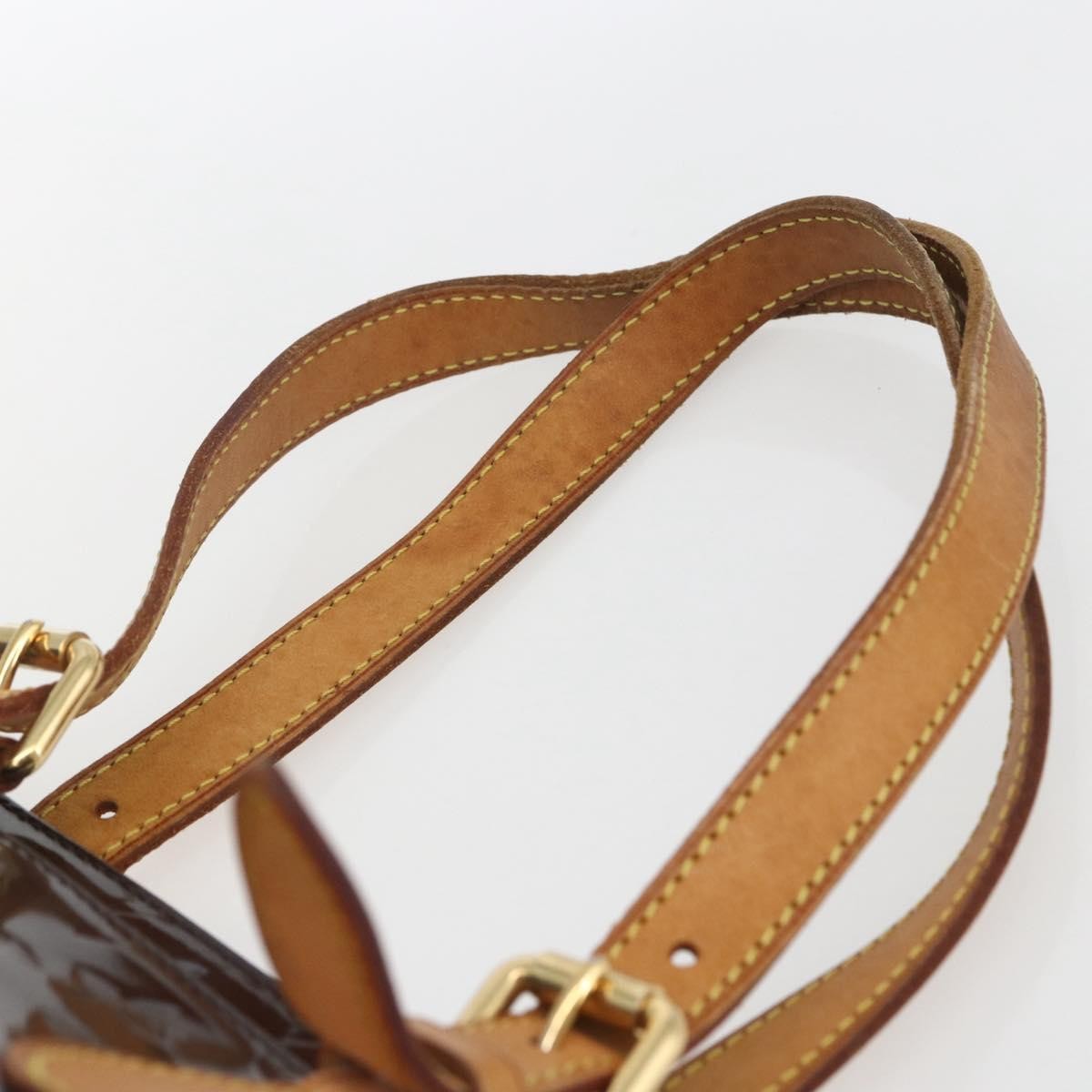 Louis Vuitton Rosewood Avenue Handbag Monogram Vernis, BURGUNDY, PATENT_LEATHER, Shoulder bag