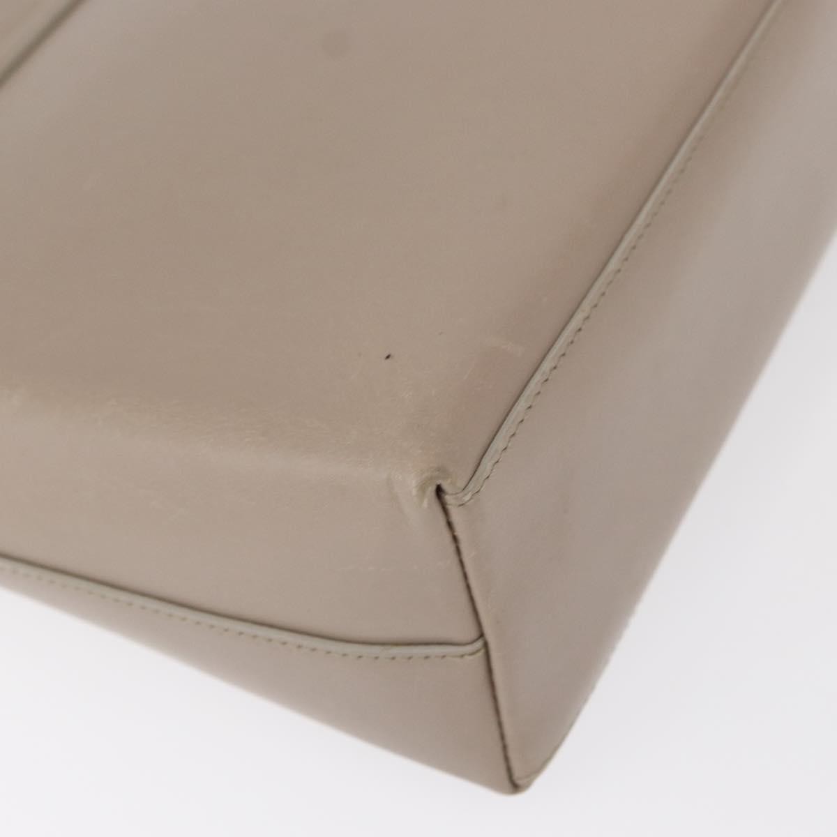 Gucci Vintage Bamboo Handle Bag Leather, BEIGE, LEATHER, Handbag