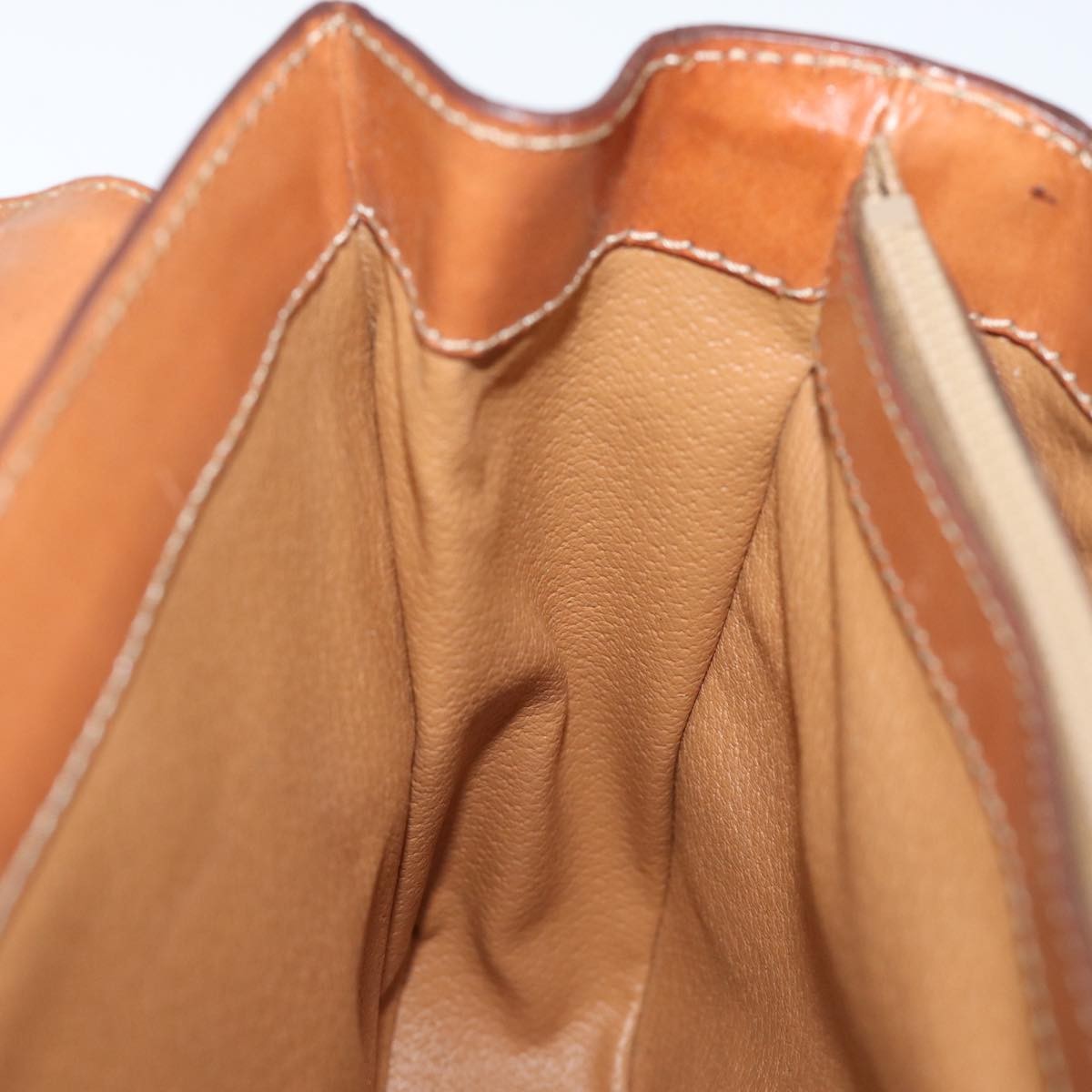 Celine Vintage Convertible Top Handle Bag Macadam Coated Canvas, BROWN, CANVAS, Handbag