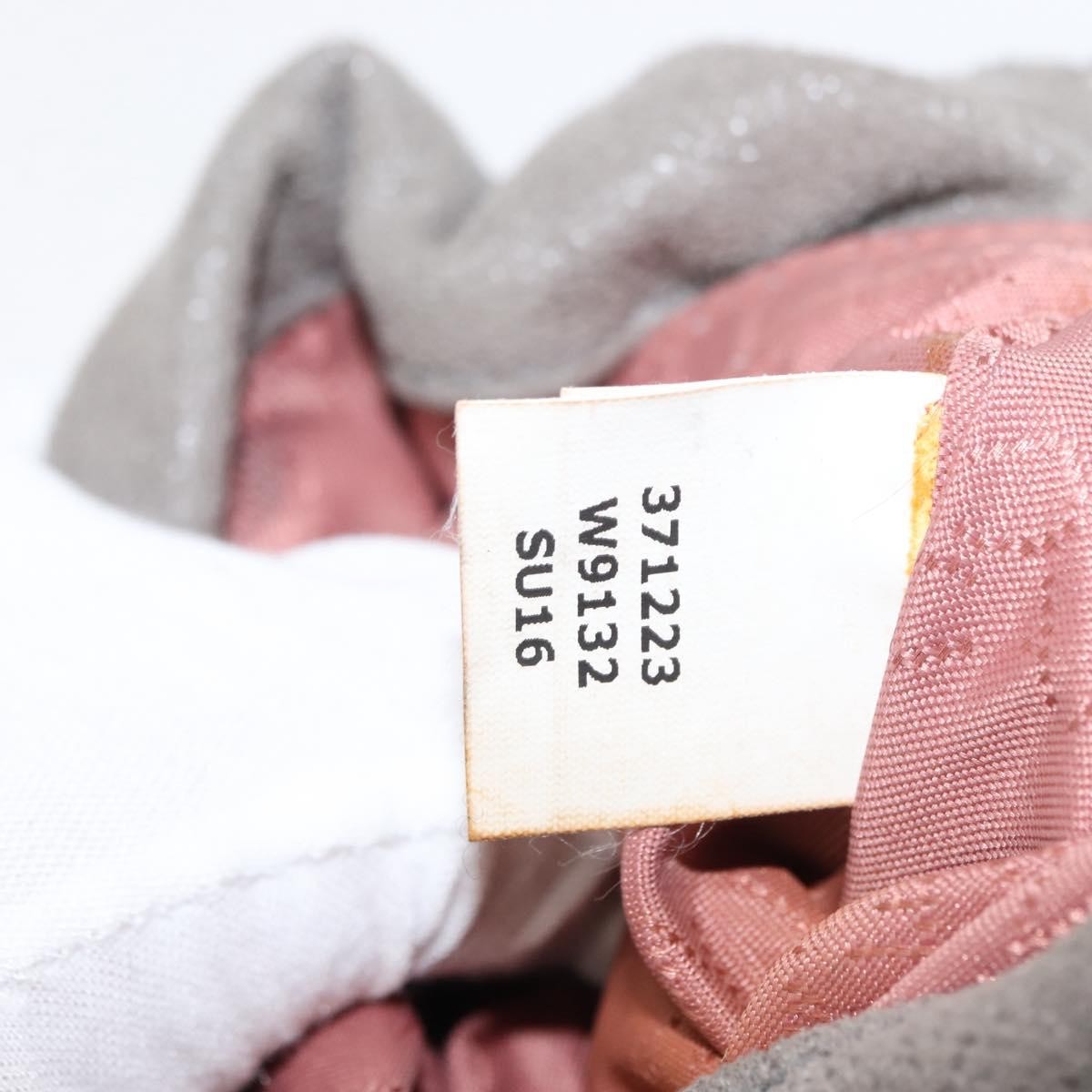 Stella McCartney Falabella Fold Over Crossbody Bag Suede, GRAY, SUEDE, Shoulder bag