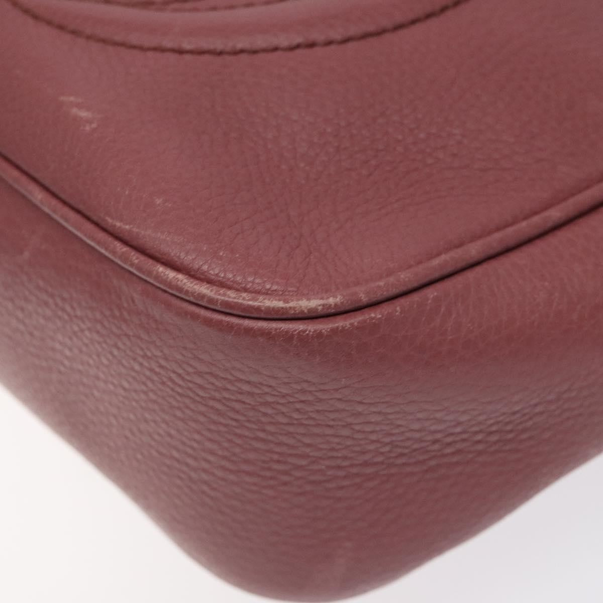 Gucci Soho Disco Crossbody Bag Leather, PINK, LEATHER, Shoulder bag