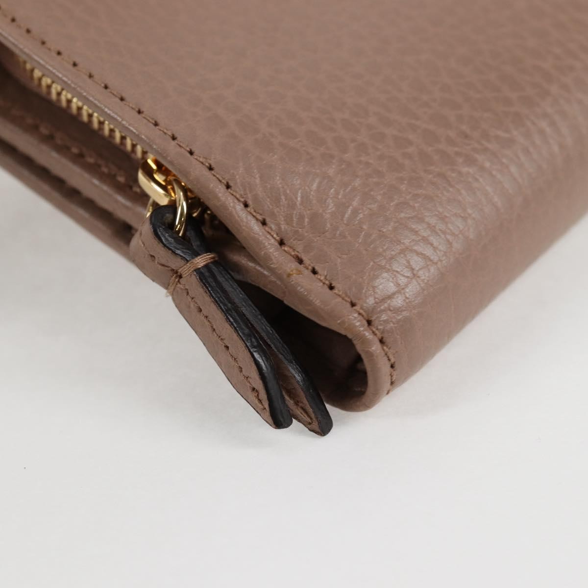 Gucci GG Marmont Wallet Leather, BEIGE, LEATHER, Wallets