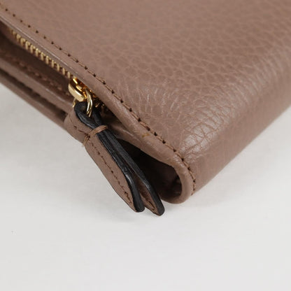 Gucci GG Marmont Wallet Leather, BEIGE, LEATHER, Wallets