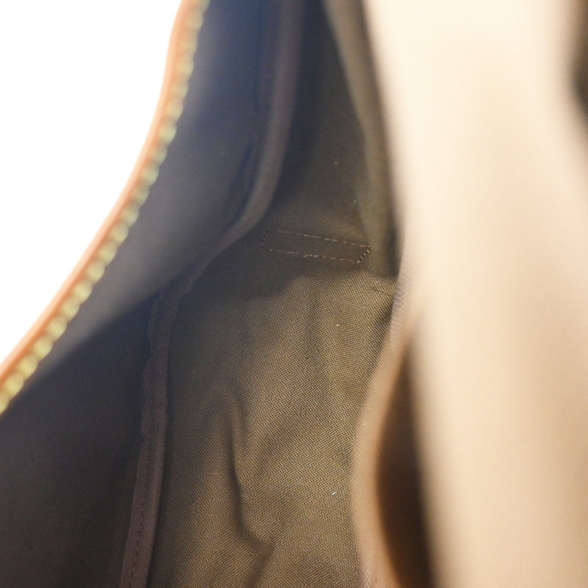 Louis Vuitton Saumur Handbag Monogram Canvas, Brown, Canvas, Shoulder Bag