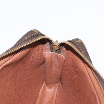 Louis Vuitton Marly Dragonne Clutch Monogram Canvas, BROWN, CANVAS, Clutche & pouche