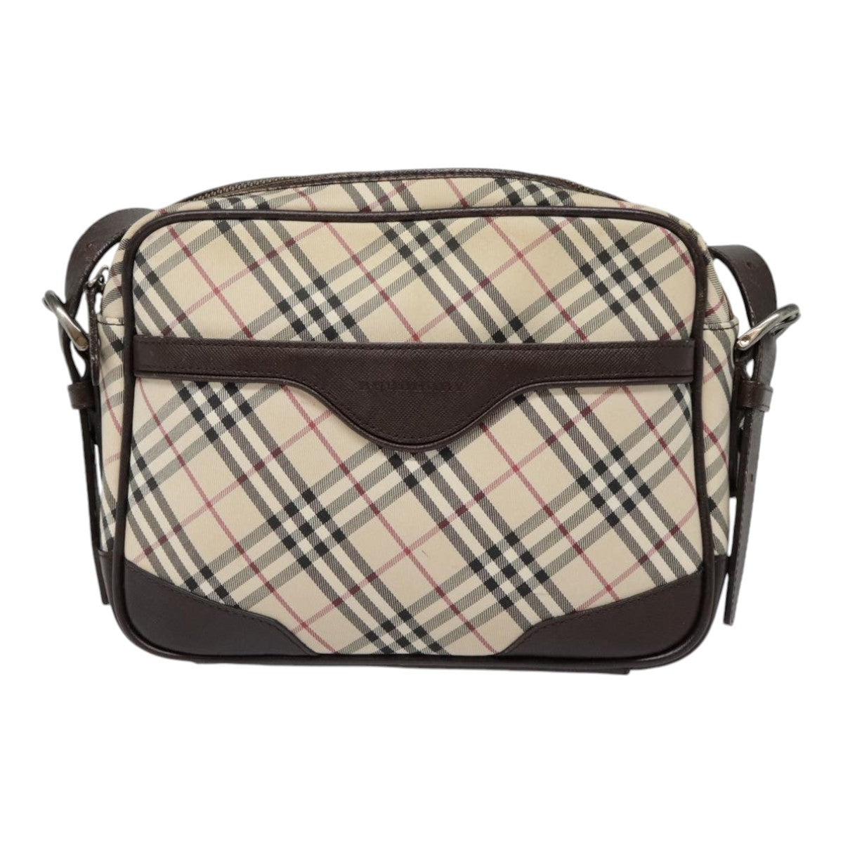 Burberry Camera Crossbody Bag Vintage Check Canvas, BEIGE, CANVAS, Shoulder bag