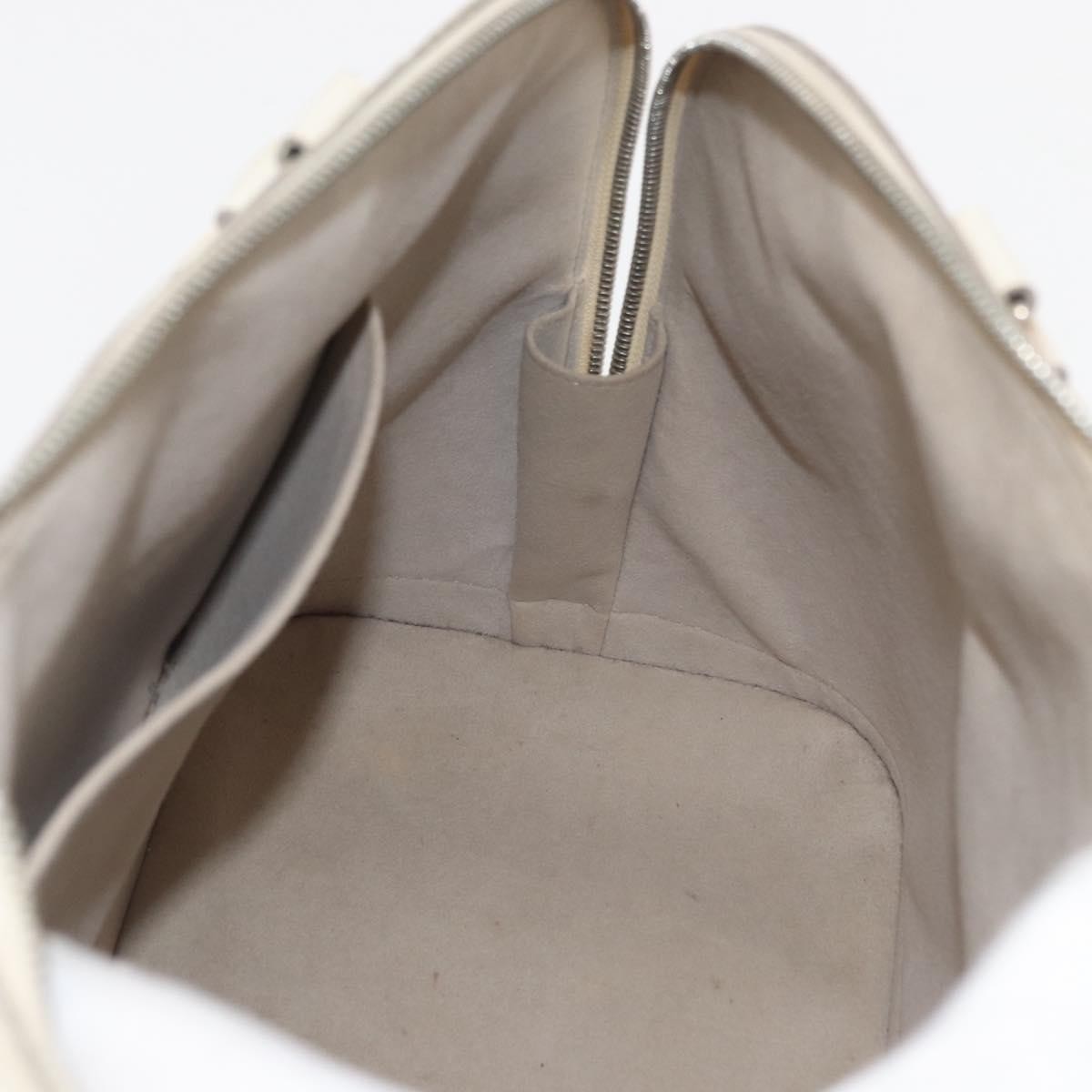Louis Vuitton Alma Handbag Epi Leather, White, Leather, Handbag