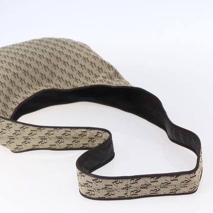 Bottega Veneta Vintage Shoulder Bag Canvas, BEIGE, CANVAS, Shoulder bag