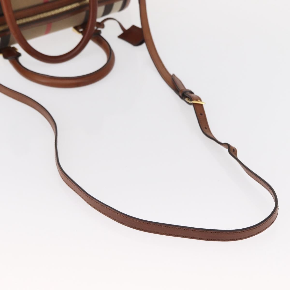 Burberry Alchester Convertible Satchel House Check Canvas, BEIGE, CANVAS, Travel bag