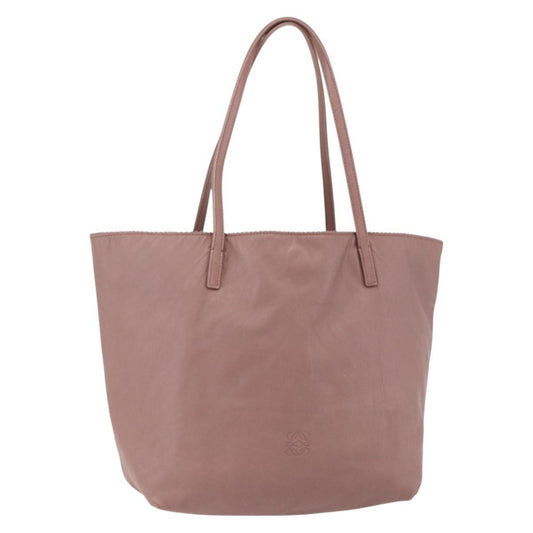 Loewe Vintage Anagram Tote Leather, PINK, LEATHER, Tote bag