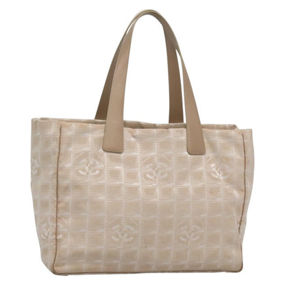 Chanel Travel Line Tote Nylon, BEIGE, NYLON, Tote bag