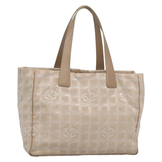Chanel Travel Line Tote Nylon, BEIGE, NYLON, Tote bag