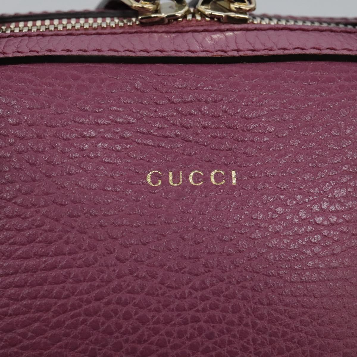 Gucci Lady Dollar Dome Satchel Leather, PINK, LEATHER, Handbag