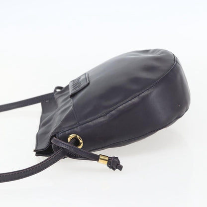 Bally Vintage Shoulder Bag Leather, PURPLE, LEATHER, Shoulder bag