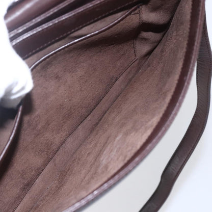 Gucci Vintage Shoulder Bag Leather, BROWN, LEATHER, Shoulder bag