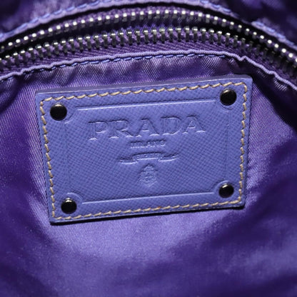 Prada Double Buckle Flap Camera Bag Tessuto, PURPLE, NYLON, Shoulder bag