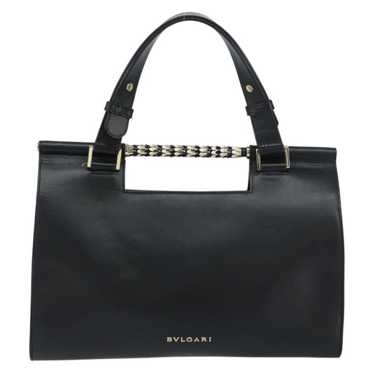 Bvlgari Serpenti Scaglie Day Bag Leather, BLACK, LEATHER, Handbag