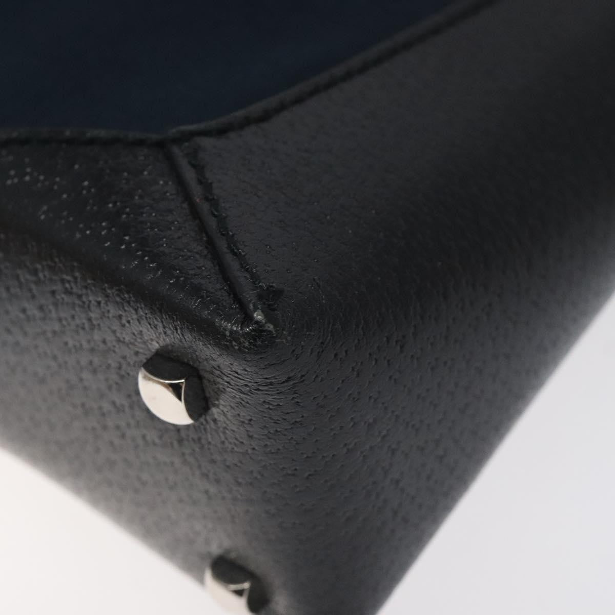 Salvatore Ferragamo Vintage Shoulder Bag Canvas, NAVY, CANVAS, Shoulder bag