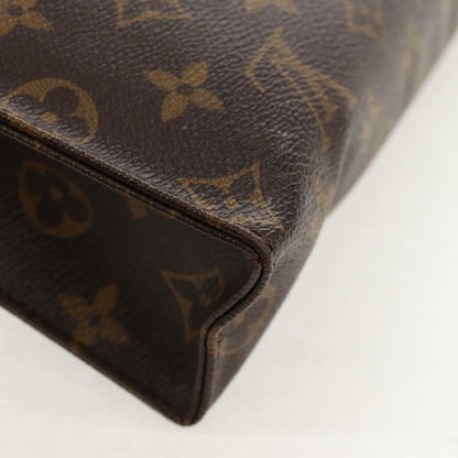 Louis Vuitton Toiletry Pouch Limited Edition Patches Monogram Canvas, BROWN, CANVAS, Clutche & pouche