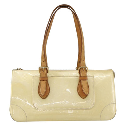 Louis Vuitton Rosewood Avenue Handbag Monogram Vernis, BEIGE, PATENT_LEATHER, Handbag