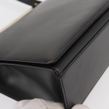 Gucci Vintage Shoulder Bag Leather, BLACK, LEATHER, Shoulder bag