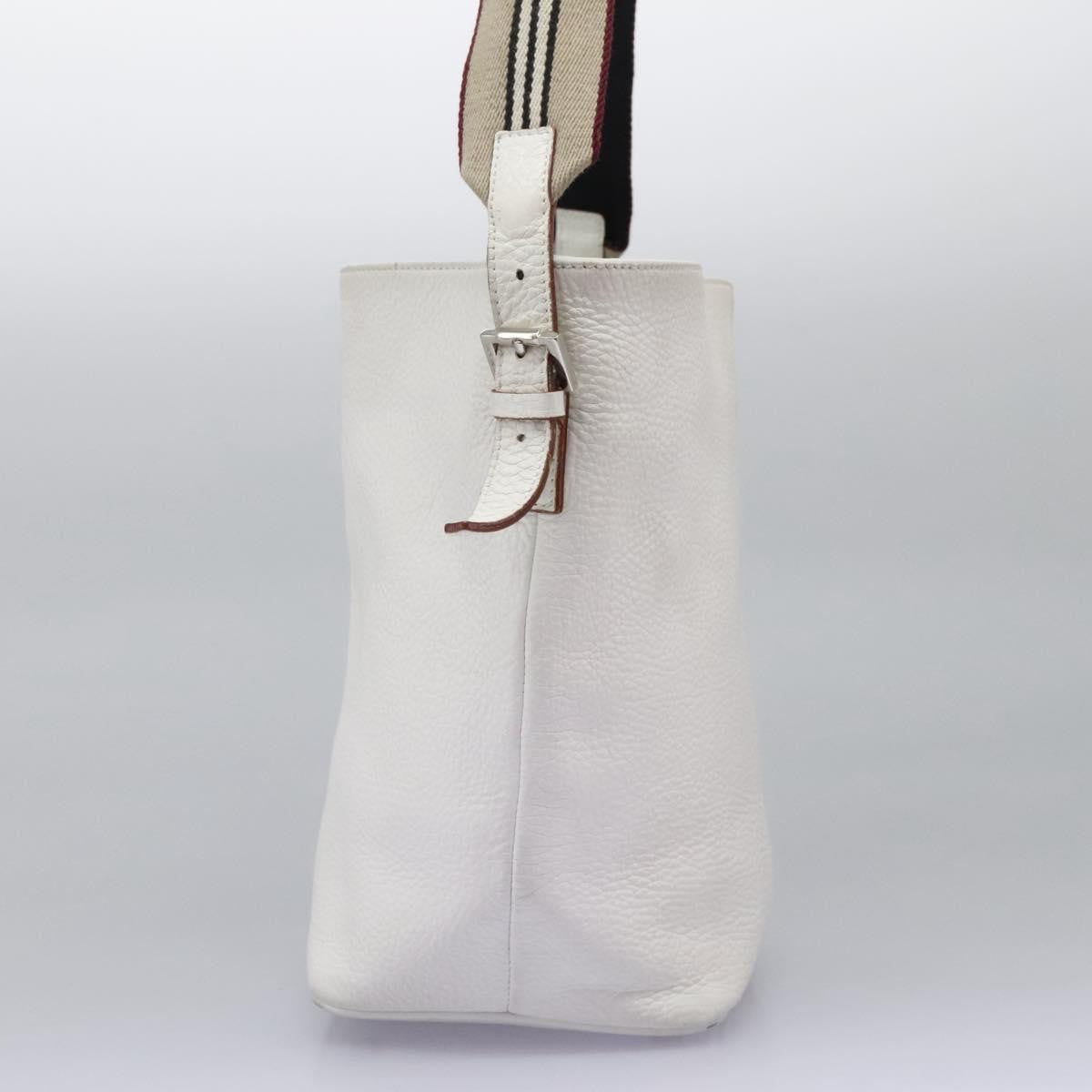 Burberry Shoulder Bag Leather, WHITE, LEATHER, Shoulder bag