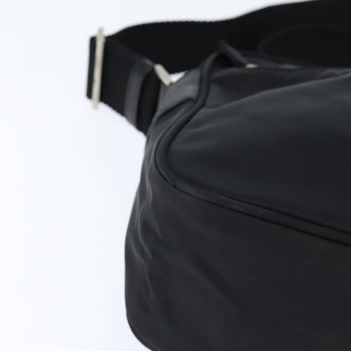 Prada Front Pocket Camera Bag Tessuto, BLACK, NYLON, Shoulder bag