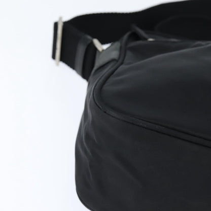 Prada Front Pocket Camera Bag Tessuto, BLACK, NYLON, Shoulder bag