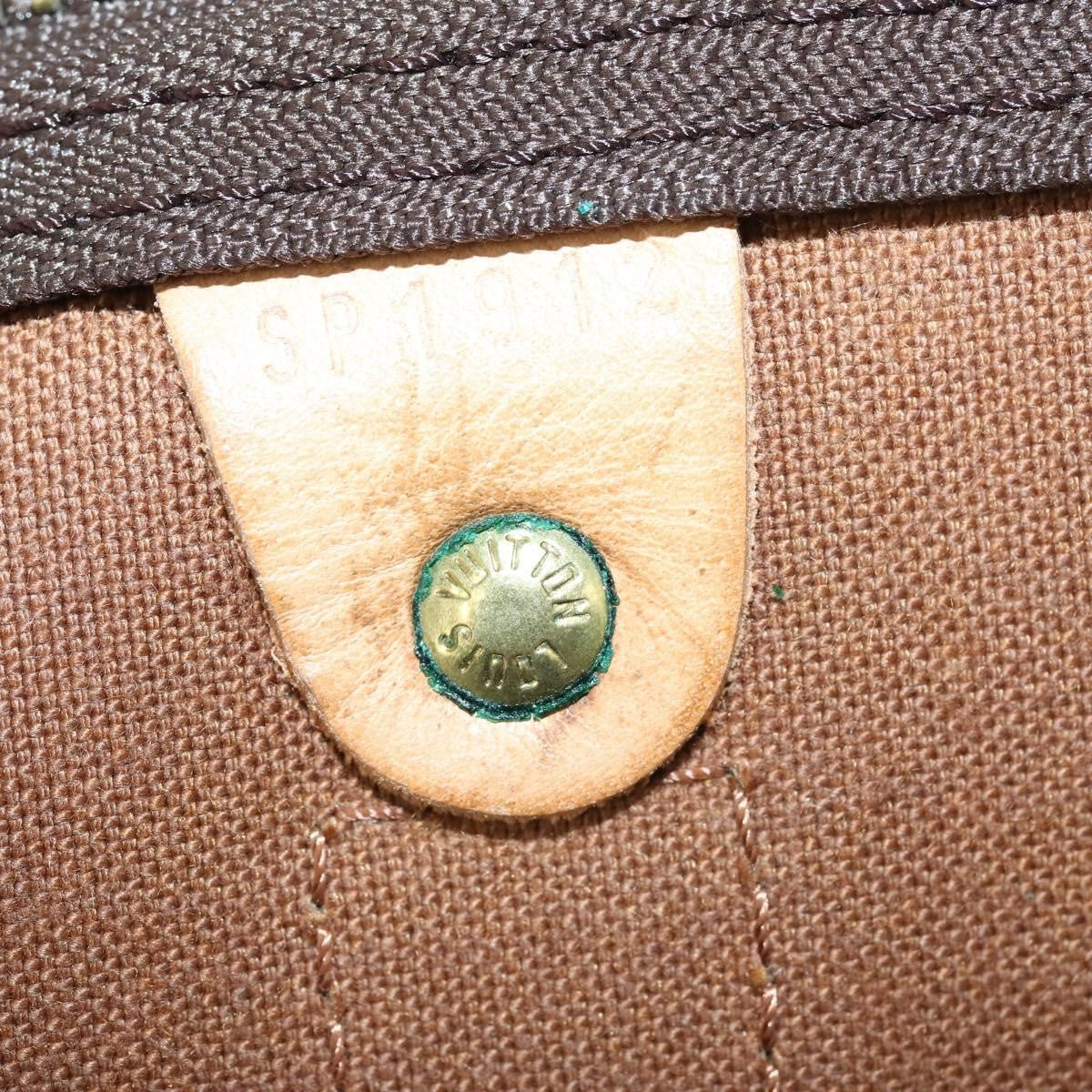 Louis Vuitton Keepall Bag Monogram Canvas, BROWN, CANVAS, Travel bag